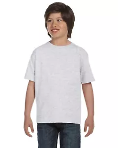Gildan G800B Youth 50/50 USA Cotton/Polyester Short Sleeve Tee Stylish T-Shirt - Picture 1 of 29