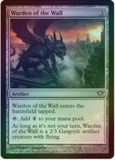 1 x Warden of the Wall - Foil - Dark Ascension - LP - Magic The Gathering - MTG