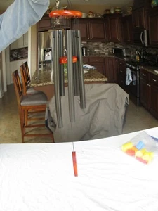 Memorial Sympathy Chimes for Loss of Mom Hummingbird Wind Chimes... 25" - Picture 1 of 7