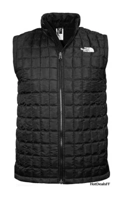 The North Face Men's Thermoball Insulated Eco Comfort Quilted Packable Vest, NEW - Image 1 of 4
