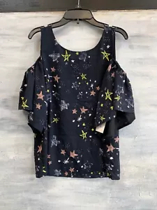 NEW COOPER & ELLA CE-J1606P 'Adeline' Cold Shoulder Blouse Top, S - Stargazer - Picture 1 of 11