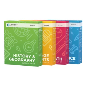 CALVERT 5th Grade 4 Subject Set - Imagen 1 de 3