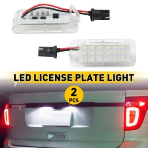 For Ford Explorer Escape Expedition Fusion White 18 SMD LED License Plate Lights - Picture 1 of 12