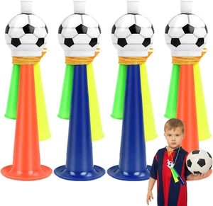 4 Stück Vuvuzela Fußball Tröte, Kinder Trompete Fussball, Vuvuzela Tröte, Stadio - Bild 1 von 6