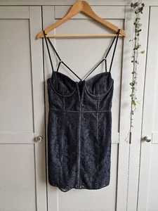 Free People - For Love & Lemons - Julia Minikleid - Größe M - UVP - 220 £ BRANDNEU MIT ETIKETT - Bild 1 von 6