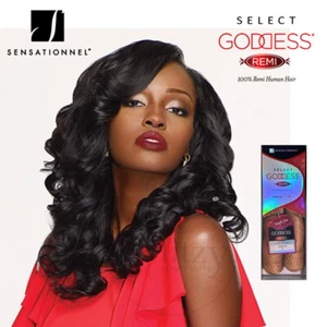 Sensationnel Goddess Select Luxe Remi Euro Body 100% Human Hair 12",14",16" - Picture 1 of 2