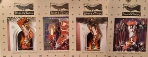 LOT OF BIRDS OF A FEATHER FOUR CHRISTMAS STOCKINGS CROSS STITCH CHART  - Picture 1 of 10