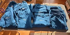 Cleveland Clinic Pharmacy Scrub Sets 3 L Large Shirts M Medium 3 Pants 4 Jackets - Picture 1 of 10