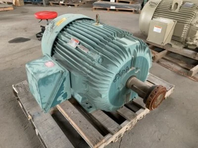125 HP Reliance AC Electric Motor 1200 RPM Fr 445T TEFCBB 460 V New - Image 1 of 3