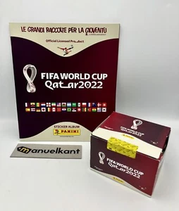 Fifa World Cup 2022 Qatar Stickers - Empty Album (ITA/GER) + Box 100 Packs ... - Picture 1 of 1