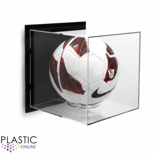 Wall Mounted Football Display Case Football Shelf Signed Autographed Holder - Picture 1 of 4