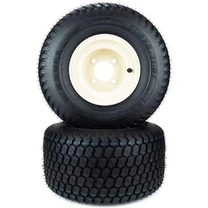 (2) Super Turf Tire Assemblies 18x9.50-8 Fits Cub Cadet RZT 50" 54" 634-04128 - Picture 1 of 5