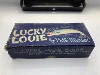 Винтажная приманка Bill Wisner Lucky Louie только коробка - Изображение 1 из 4