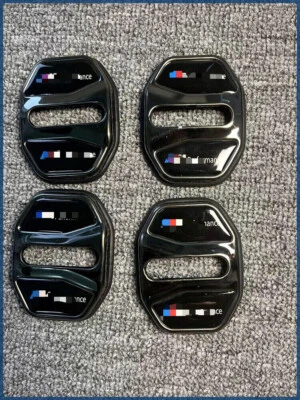 4PCS CARBON FIBER Car Door Lock Buckle Cover For 2015-2024 BMW X1X2X3X4X5X6X7 GT - Image 1 of 4