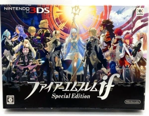 Fire Emblem if Special Edition Nintendo 3DS White Night Dark Night Kingdom USED - Picture 1 of 12