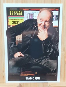 VASCO ROSSI card 5-150  SIAMO QUI MARZO 2021 ALL'ODS STUDIO DI BOLOGNA