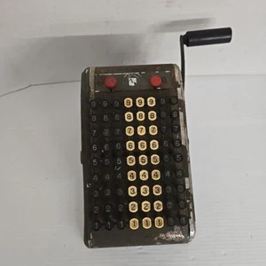 Vintage F & E Check Protector Hedman Co Chicago Office Decor Old Keys Upcycle - Picture 1 of 4