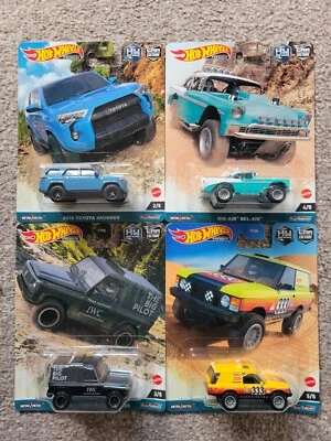 Hot Wheels  Car Culture Off Road Bundle Lot of 4 Toyota Mercedes Range Rover - Image 1 of 4