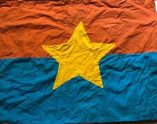 FLAG , Vietcong NVA NLF North VN Army ,  NVA FLAG , fight flag , yellow star