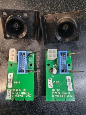 VIDEOJET ORIGINAL Used SOLVENT SIC 234294 + INK SIC 223222 CIRCUIT BOARD Set - Image 1 of 4