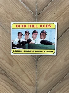 1969 Topps #532 Bird Hill Aces (Phoebus/Hardin/McNally/Cuellar) - Picture 1 of 2