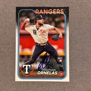JONATHAN ORNELAS Signed Autograph 2024 Topps Series 2 Two Card Rangers RC #545 - Picture 1 of 1