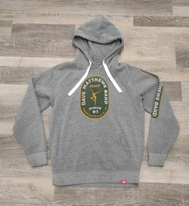 Dave Matthews Band Tour Collection Size M Grey Hoodie DMB crew Dancer 91 Est. - Picture 1 of 7