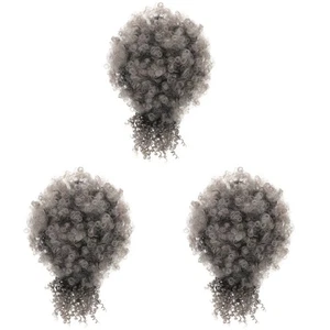  3 Pieces Lockige Pferdeschwanzverlängerung Extensions Pferdeschwanzerweiterung - Bild 1 von 12