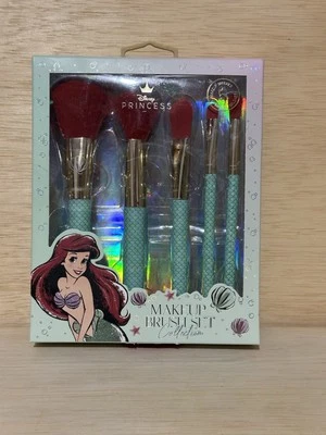 Juego de 5 brochas de maquillaje colección Disney Princesa ARIEL La Sirenita Foto 1 de 2