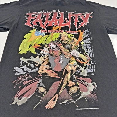 Full Violence Charles Oliveira Do Bronx T-Shirt Mens L Fatality Shaka MMA Black - Image 1 of 4