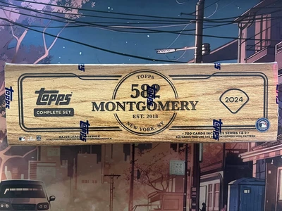 2024 Topps 582 Montgomery Factory Sealed Baseball Card Set Complete - Image 1 of 2
