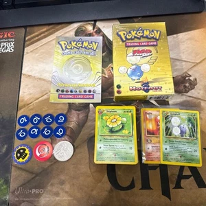 Pokemon Neo Genesis Hotfoot Theme Deck - Box, Complete Cards, and Coin - Picture 1 of 4