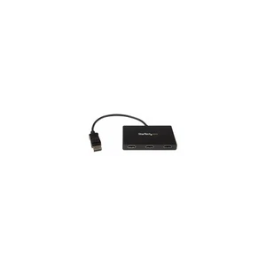 StarTech.com MSTDP123HD DisplayPort to 3x HDMI Multi Stream Transport Hub Black - Afbeelding 1 van 5