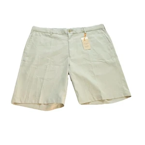 Peter Millar Crown Sport Shorts Mens 38 Light British Grey Golf Performance Gray - Picture 1 of 8