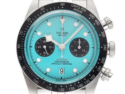 Tudor Black Bay Chrono Flamingo Blue Ref.M79360N-0024 2025 Full Set Ungetragen - Bild 1 von 4