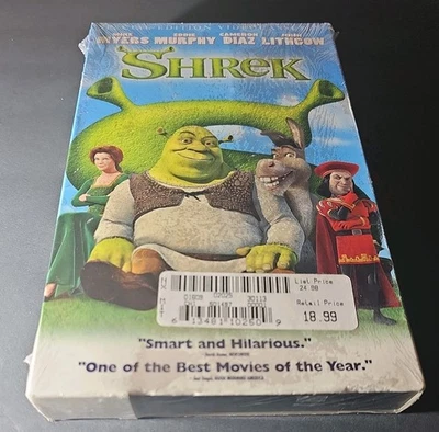 SHREK (2001) Special Edition Big Box VHS New And Sealed - Image 1 of 4