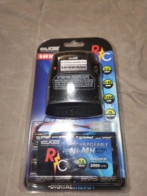 Digital Energy Xmods Battery 9.6v ni-mh 2000mah & Charger Tyco Radio Shack D2 - Image 1 of 4