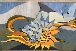 Silva Palmiers "Ginassol" Kunst Wandbehang Wandteppich Portugal 44" Hx 74,5" L - Bild 1 von 16