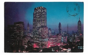 Postal de colección Night Falls on Midtown Manhattan, Nueva York - Imagen 1 de 2