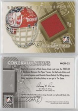 2007-08 ITG Between the Pipes Mask Game-Used Dominik Hasek #MGU-02 HOF