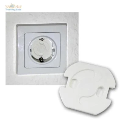 WORLD-TRADING-NET 5er Set Einsteckschutz für Steckdosen, Einsteck-Schutz-Sicherung Drehmeachanik