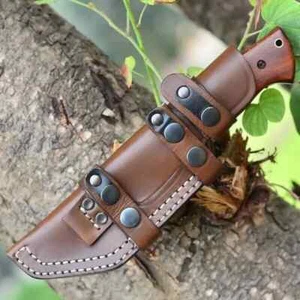 Hunting Knife Fivtan Horizontal Bushcraft Knife, Carry Knife with Sheath. - Picture 1 of 8
