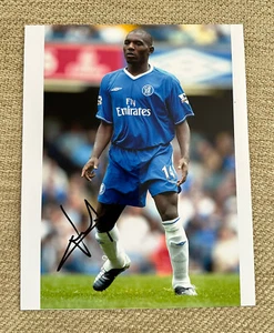 Genuine Hand Signed Autograph Photo Photograph - CHELSEA FC Geremi 10 x 8" - Picture 1 of 3