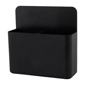 Magnetic Pen Pencil Holder Refrigerator Office School Dry Erase Whiteboard Black - Picture 1 of 8