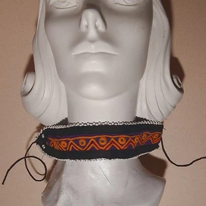 Gargantilla bordada KUCHI Tribe BellyDance ATS Asia Central 798p7 - Imagen 1 de 3