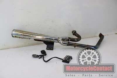 07-11 SISTEMA DE ESCAPE COMPLETO FAT BOY TUBOS DE CABEZAL SILENCIADOR MEDIO MEDIO * OXIDADO * Foto 1 de 4