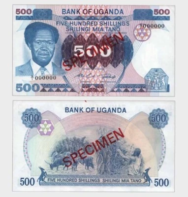 Uganda - 1983 - 100 Shillings - SPECIMEN - "aUNC"  #CO6062 - Image 1 of 4