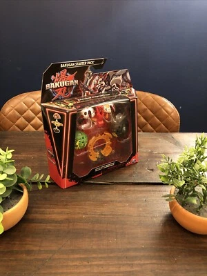 BAKUGAN Starter 3-Pack, Special Attack Dragonoid, Nillious, Hammerhead New. - Image 1 of 4