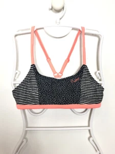 Protest Mädchen Badetop Schwimmtop Top, Schwarz/Weiß/Rosa, DE152 cm (12 Jahre) - Bild 1 von 2