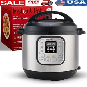 7-in-1 Electric Pressure Cooker Rice Steamer Slow Cook Yogurt Maker 3 Quart - Picture 1 of 9